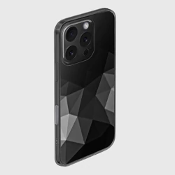 Чехол для iPhone 16 Pro силиконовый с защитой камеры Abstract gray - фото 2