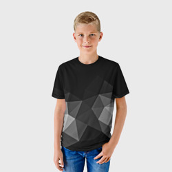 Детская футболка 3D Abstract gray - фото 2