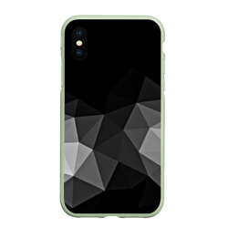 Чехол для iPhone XS Max матовый Abstract gray