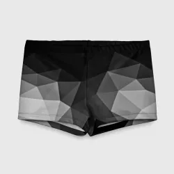 Детские купальные плавки 3D Abstract gray
