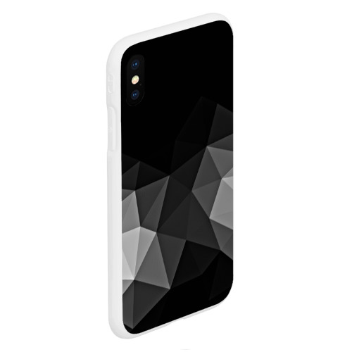 Чехол для iPhone XS Max матовый Abstract gray - фото 3