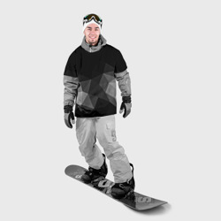 Накидка на куртку 3D Abstract gray - фото 2