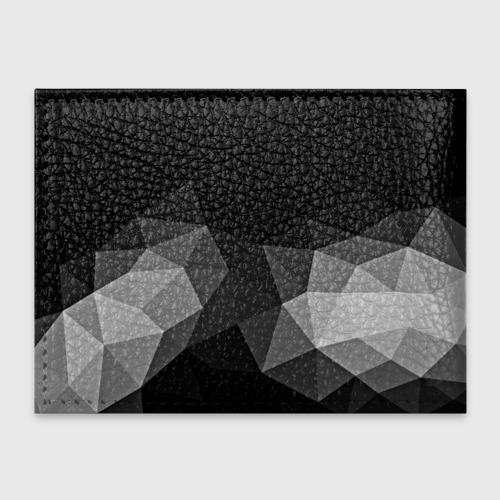 Обложка для студенческого билета Abstract gray, цвет черный - фото 2