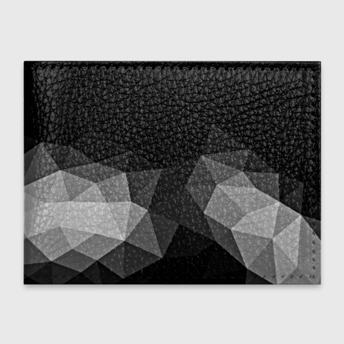 Обложка для студенческого билета Abstract gray, цвет синий