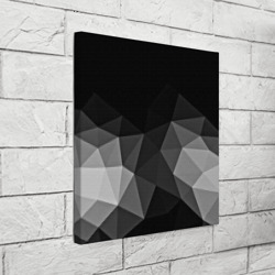 Холст квадратный Abstract gray - фото 2