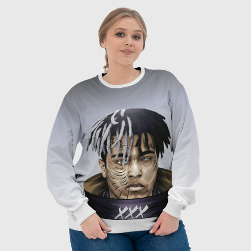 Женский свитшот 3D xxxtentacion, цвет 3D печать - фото 6