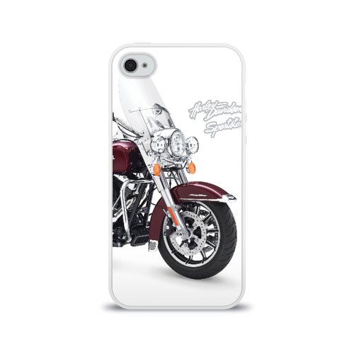 Чехол для Apple iPhone 4/4S силиконовый глянцевый Harley-Davidson Фото 01 Чехол для Apple iPhone 4/4S силиконовый глянцевый Harley-Davidson Фото 01