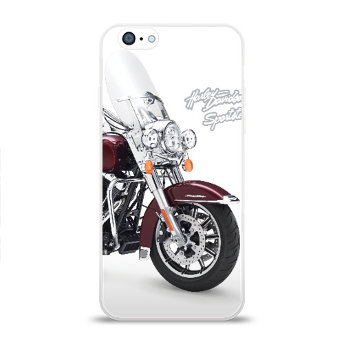 Чехол для Apple iPhone 6 силиконовый глянцевый Harley-Davidson Фото 01 Чехол для Apple iPhone 6 силиконовый глянцевый Harley-Davidson Фото 01
