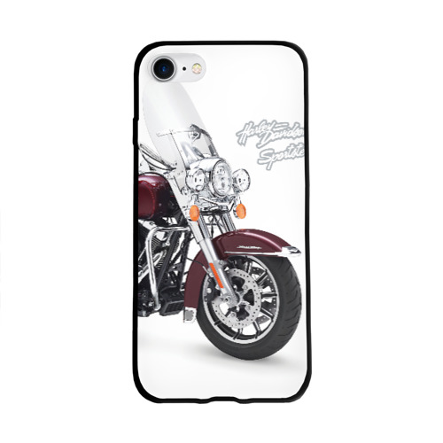 Чехол для Apple iPhone 8 силиконовый глянцевый Harley-Davidson Фото 01 Чехол для Apple iPhone 8 силиконовый глянцевый Harley-Davidson Фото 01