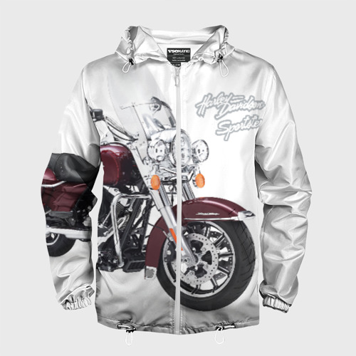 Мужская ветровка 3D Harley-Davidson Фото 01 Мужская ветровка 3D Harley-Davidson Фото 01