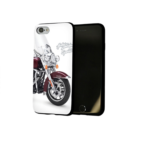Чехол для Apple iPhone 8 силиконовый глянцевый Harley-Davidson Фото 01 Чехол для Apple iPhone 8 силиконовый глянцевый Harley-Davidson Фото 01