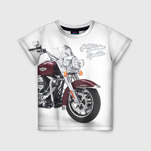 Детская футболка 3D Harley-Davidson Фото 01 Детская футболка 3D Harley-Davidson Фото 01