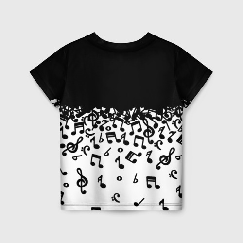 Детская футболка 3D Поглощение музыкой, цвет 3D печать - фото 2