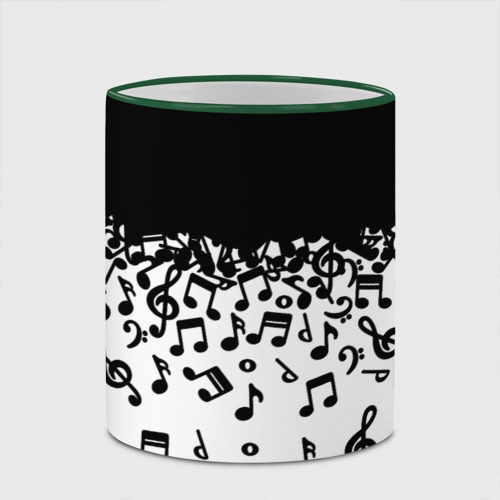 Кружка с полной запечаткой Поглощение музыкой, цвет Кант зеленый - фото 4