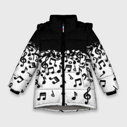 Зимняя куртка для девочек 3D Поглощение музыкой