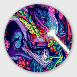 Круглый коврик для мышки Hyper beast