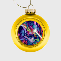 Ёлочный шар стеклянный/пластиковый Hyper beast