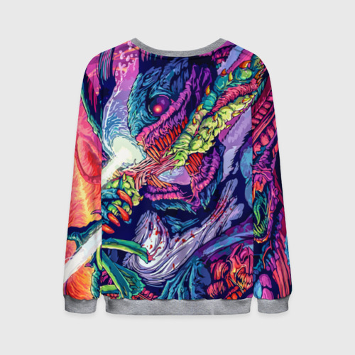 Мужской свитшот 3D Hyper beast, цвет меланж - фото 2