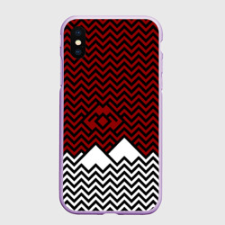 Чехол для iPhone XS Max матовый Твин Пикс. Минимализм