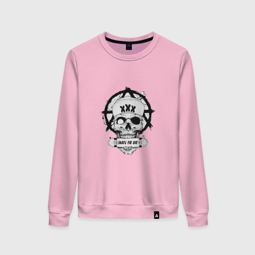 Женский свитшот хлопок Skate or die Фото 01 Женский свитшот хлопок Skate or die Фото 01