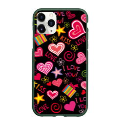 Чехол для iPhone 11 Pro матовый Love