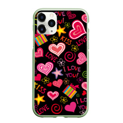 Чехол для iPhone 11 Pro матовый Love