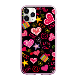 Чехол для iPhone 11 Pro Max матовый Love