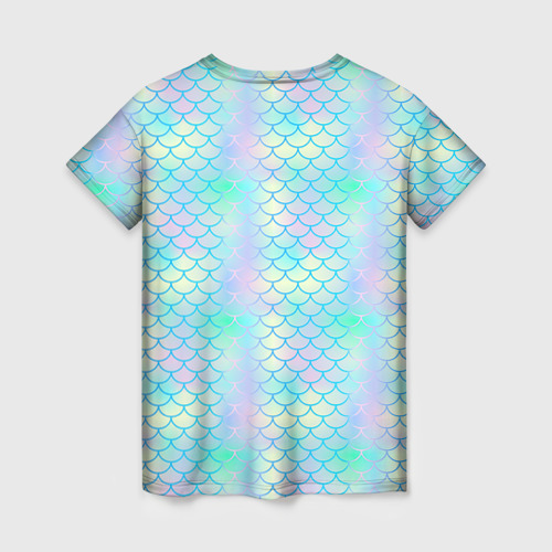 Женская футболка 3D Русалочка, цвет 3D печать - фото 2