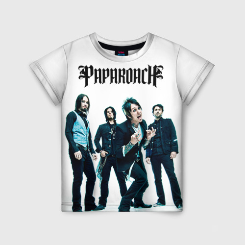 Детская футболка 3D Paparoach 5