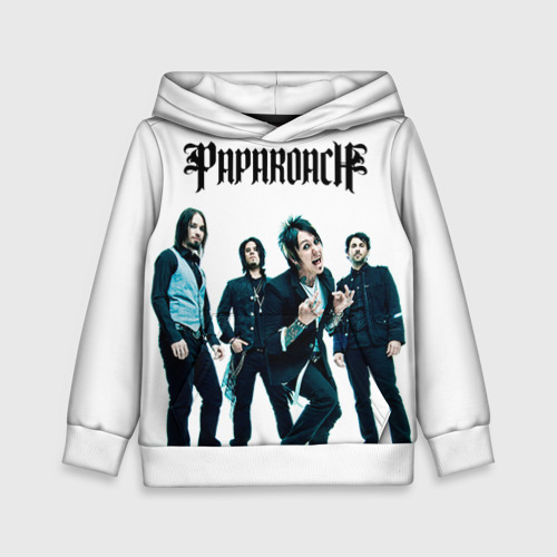 Детская толстовка 3D Paparoach 5, цвет белый