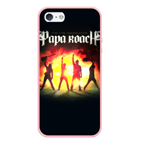 Чехол для iPhone 5/5S матовый Paparoach 6