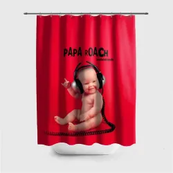 Штора 3D для ванной Paparoach 7