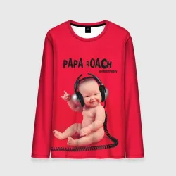 Мужской лонгслив 3D Paparoach 7