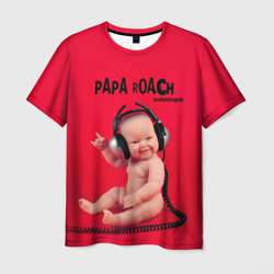 Мужская футболка 3D Paparoach 7