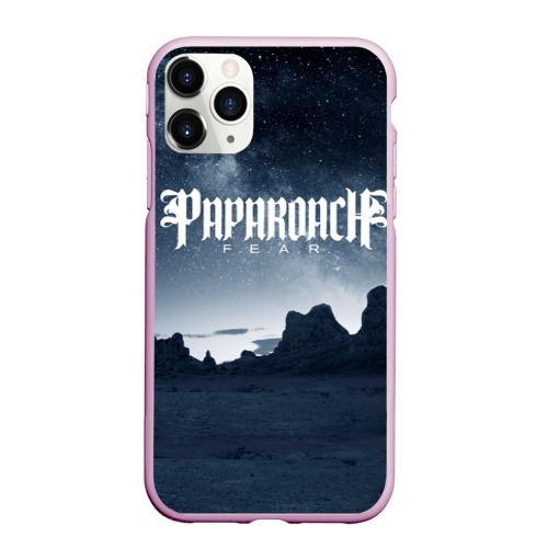 Чехол для iPhone 11 Pro Max матовый Paparoach 8, цвет розовый