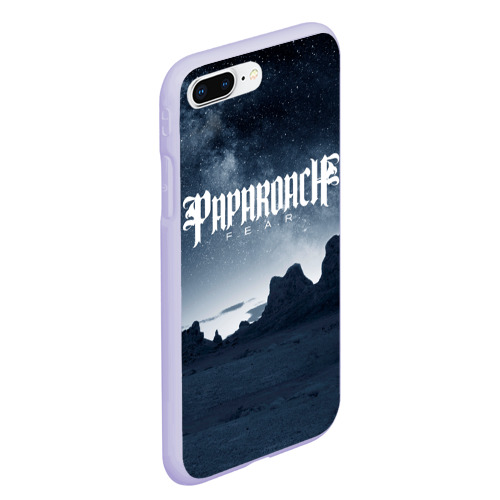 Чехол для iPhone 7Plus/8 Plus матовый Paparoach 8, цвет светло-сиреневый - фото 3