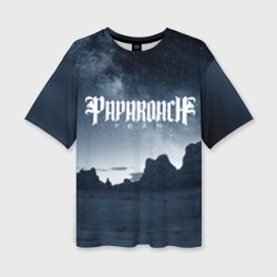 Женская футболка oversize 3D Paparoach 8