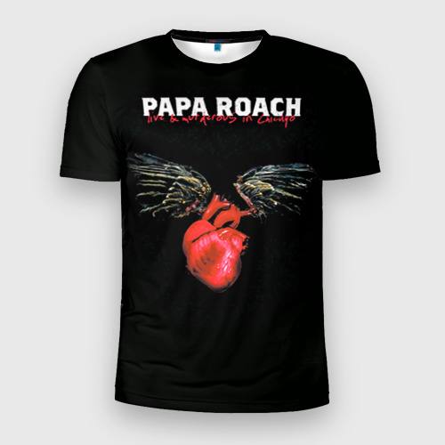 Мужская футболка 3D Slim Paparoach 11, цвет 3D печать