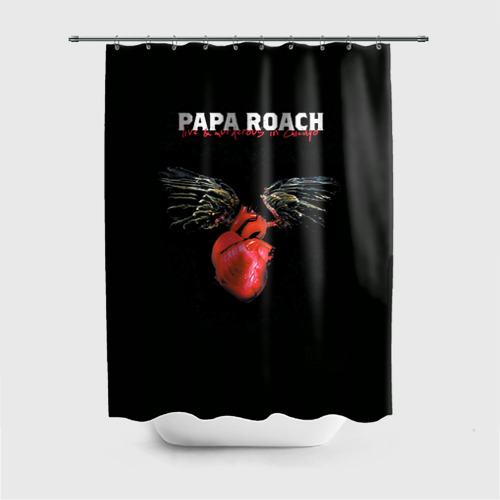 Штора 3D для ванной Paparoach 11