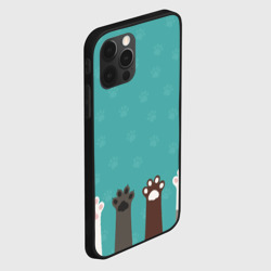 Чехол для iPhone 12 Pro Лапки котеек - фото 2