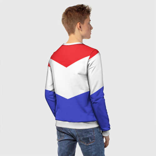 Детский свитшот 3D Флаг и герб Голландии, цвет 3D печать - фото 4
