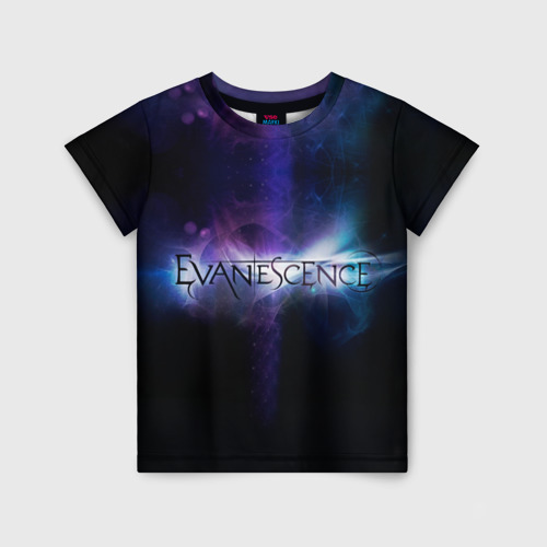 Детская футболка 3D Evanescence 2, цвет 3D печать