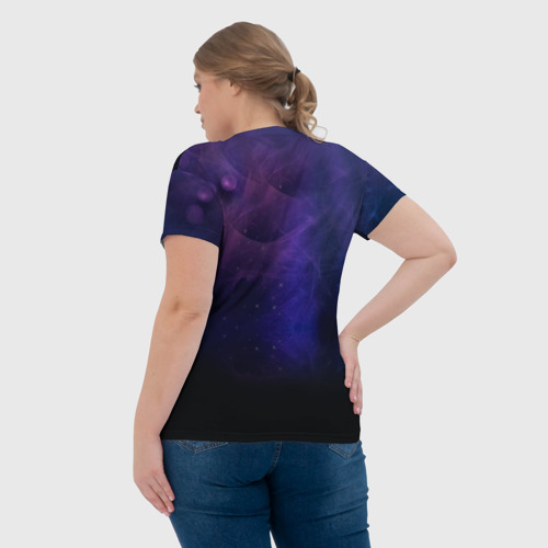 Женская футболка 3D с принтом Evanescence 2, вид сзади #2