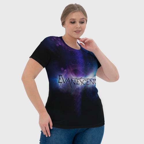 Женская футболка 3D с принтом Evanescence 2, фото #4