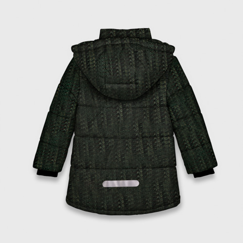 Зимняя куртка для девочек 3D Как в старой сказке, цвет светло-серый - фото 2