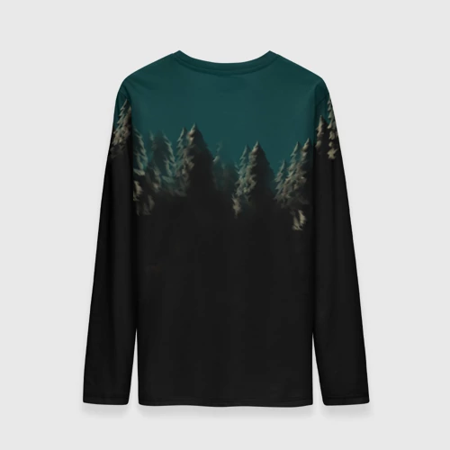 Мужской лонгслив 3D с принтом Король и Шут, вид сзади #1