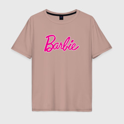 Мужская футболка хлопок Oversize Барби 3