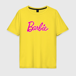 Мужская футболка хлопок Oversize Барби 3