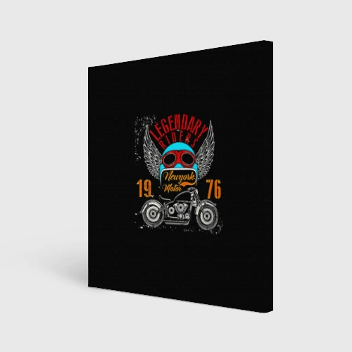 Холст квадратный Мото 1976