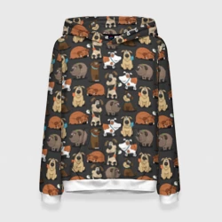 Женская толстовка 3D Домашние мальчики